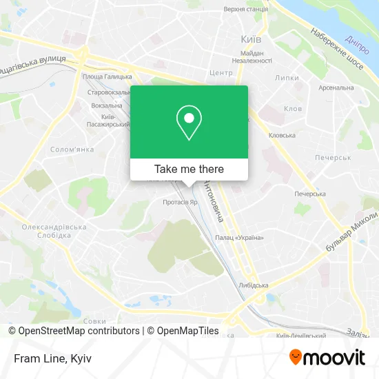 Fram Line map