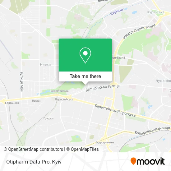 Otipharm Data Pro map