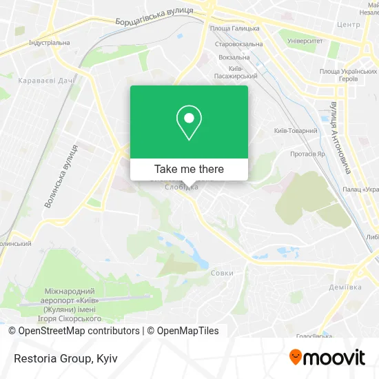 Restoria Group map