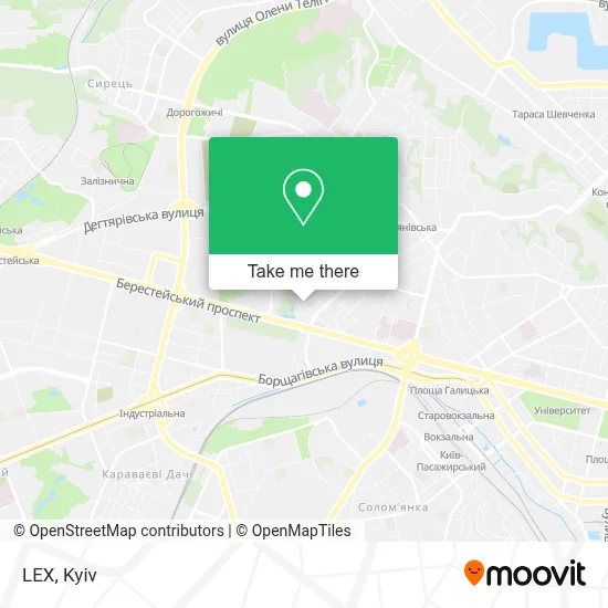 LEX map