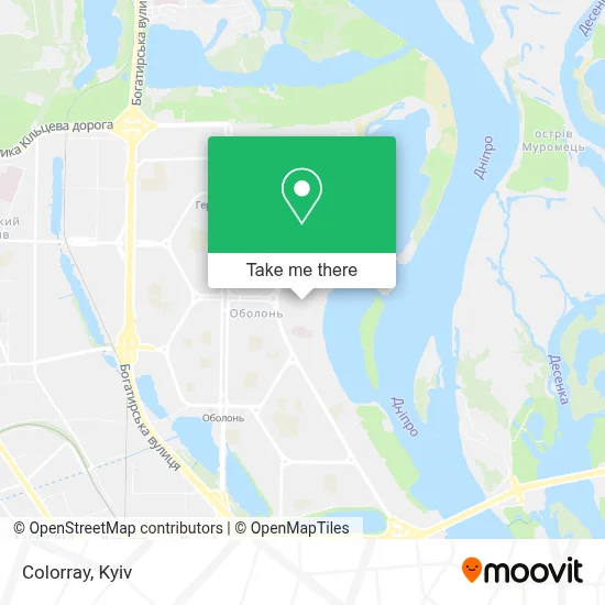 Colorray map