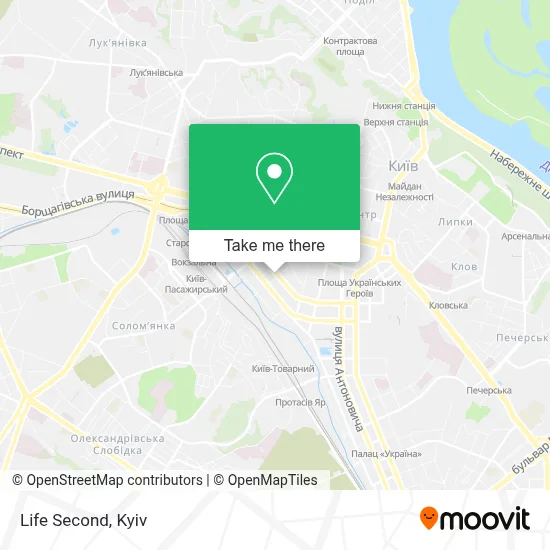 Life Second map
