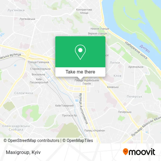 Maxigroup map