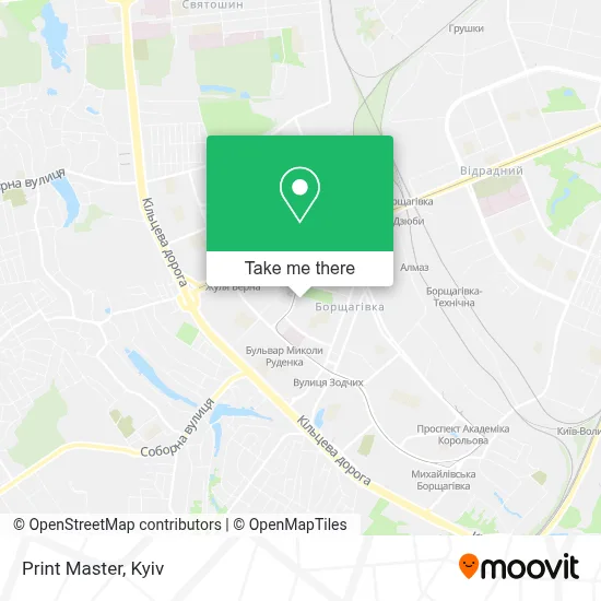 Print Master map