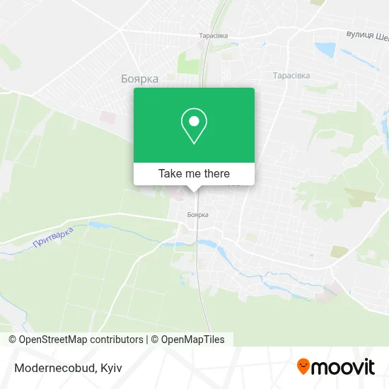 Modernecobud map