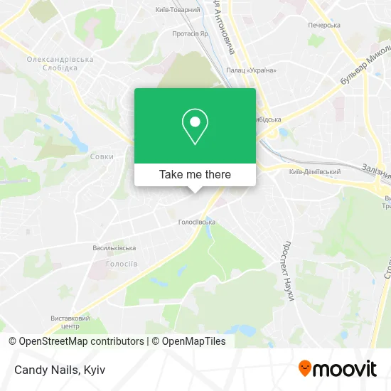 Candy Nails map