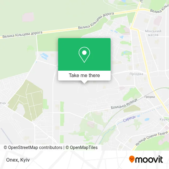 Onex map