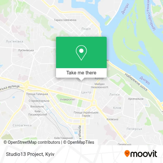 Studio13 Project map
