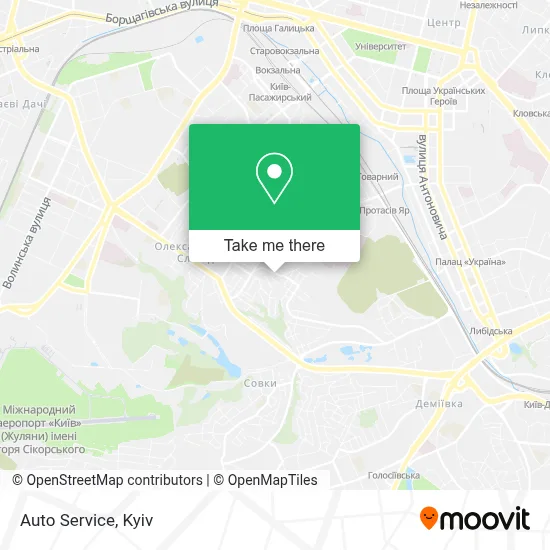 Auto Service map