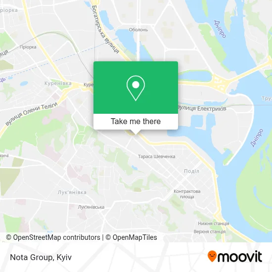 Nota Group map