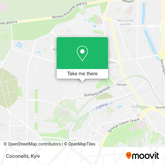 Coconails map