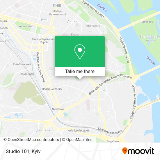 Studio 101 map