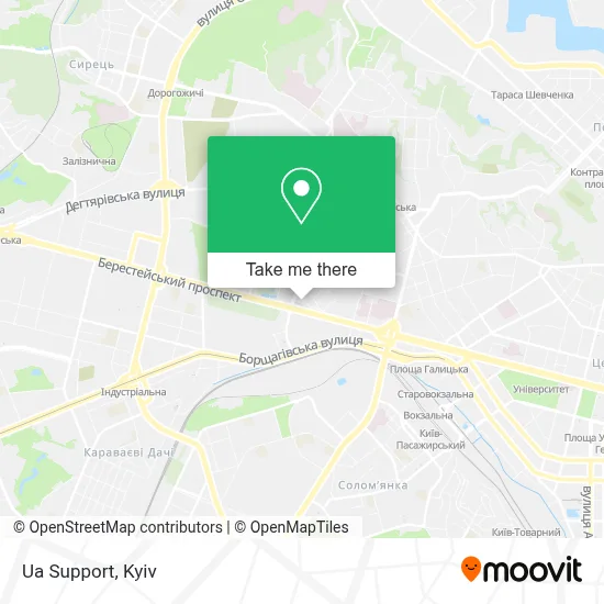 Ua Support map