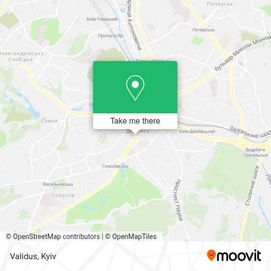 Validus map