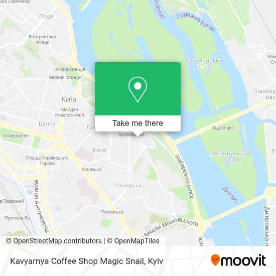 Kavyarnya Coffee Shop Magic Snail map