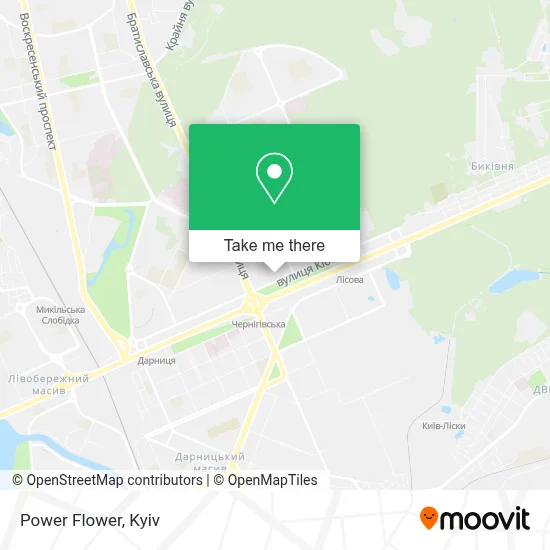 Power Flower map