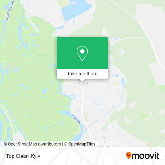 Top Clean map