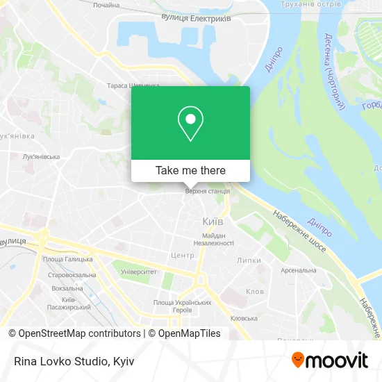 Rina Lovko Studio map