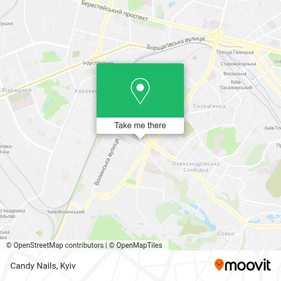 Candy Nails map