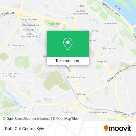 Data Ctrl Centre map