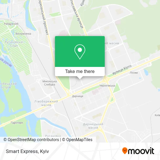 Smart Express map