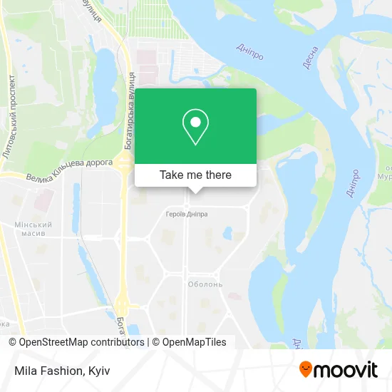 Mila Fashion map