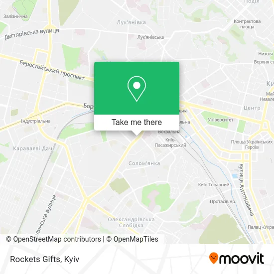 Rockets Gifts map