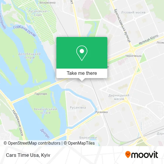 Cars Time Usa map