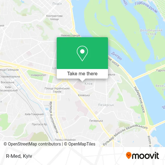 R-Med map