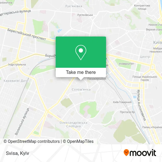 Svisa map
