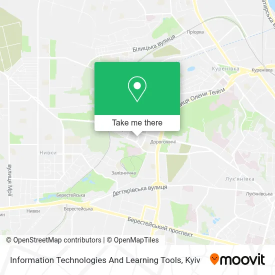 Information Technologies And Learning Tools map