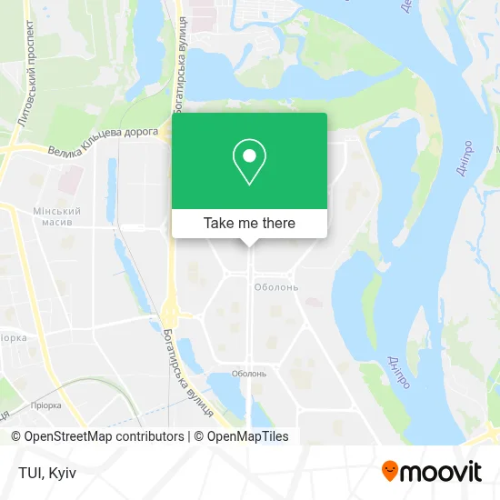 TUI map