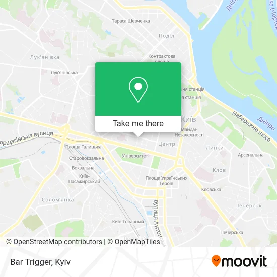 Bar Trigger map
