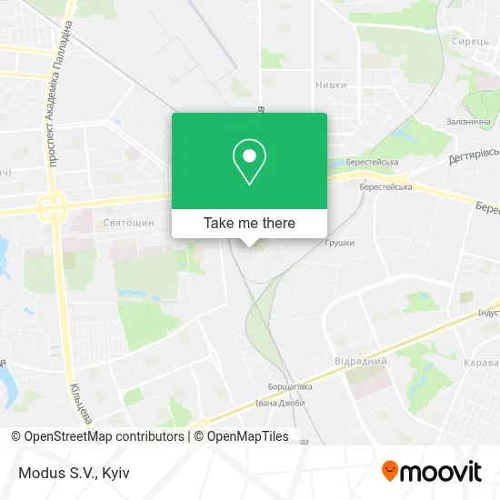 Modus S.V. map