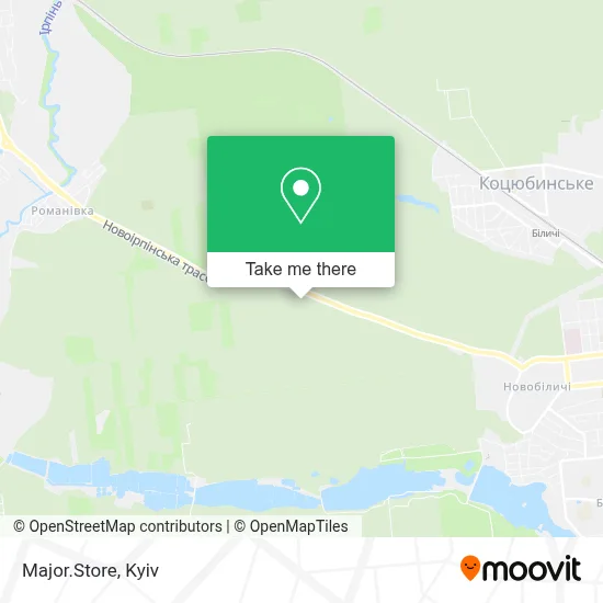Major.Store map