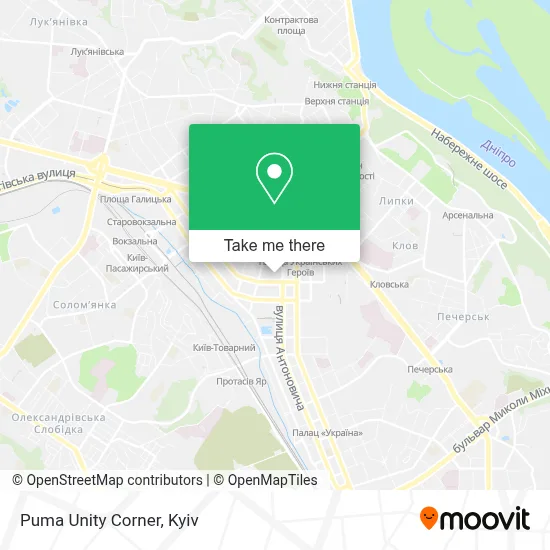 Puma Unity Corner map