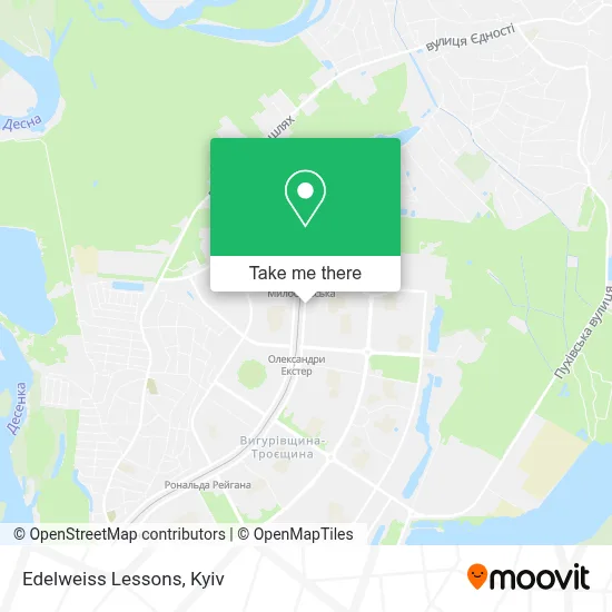 Edelweiss Lessons map