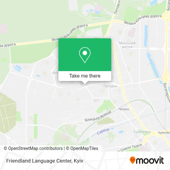 Friendland Language Center map