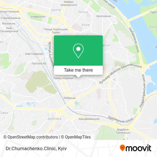 Dr.Chumachenko.Clinic map