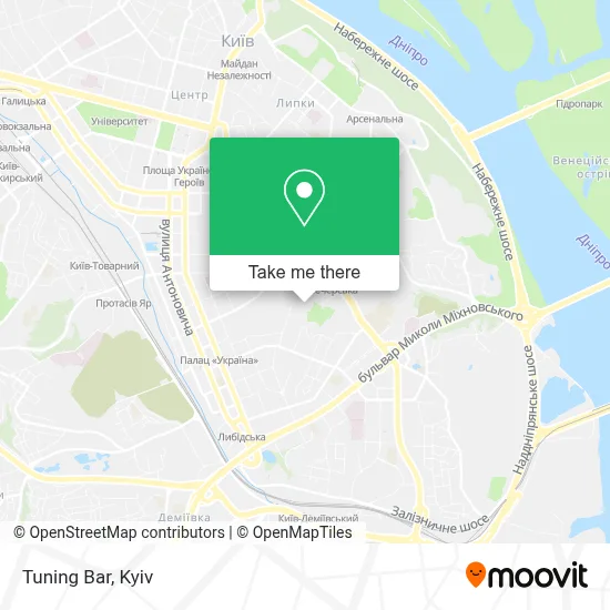 Tuning Bar map