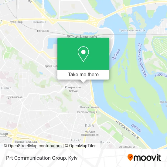 Prt Communication Group map