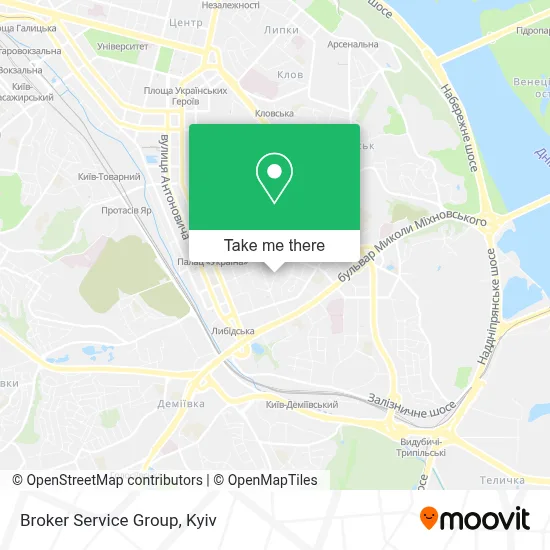 Broker Service Group map