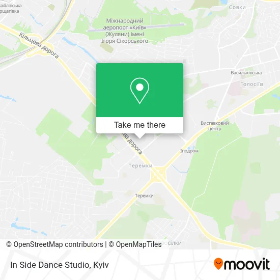 In Side Dance Studio map