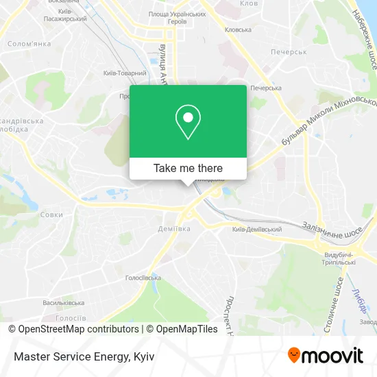 Master Service Energy map