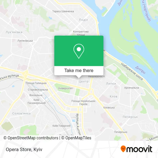 Opera Store map