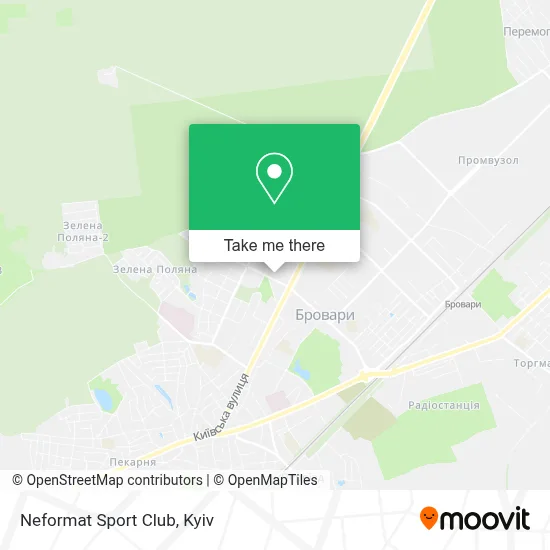 Neformat Sport Club map