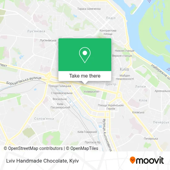 Lviv Handmade Chocolate map