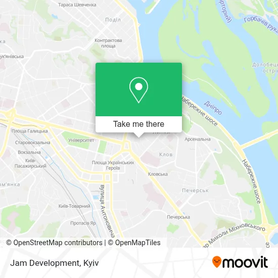 Jam Development map