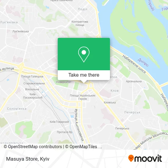 Masuya Store map