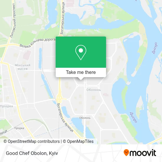 Good Chef Obolon map